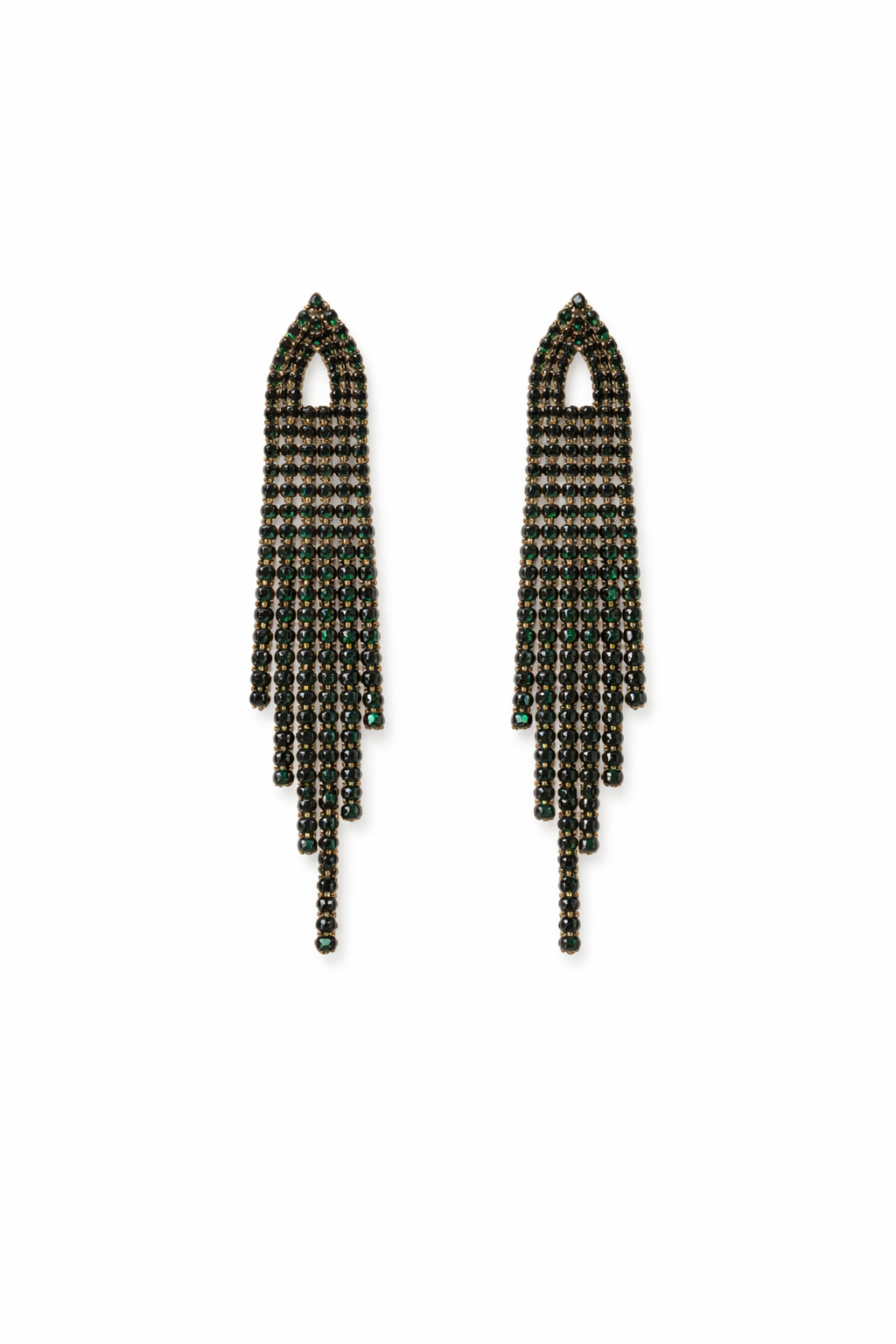 Brincos Diamantes da Noite (aço inoxidável)