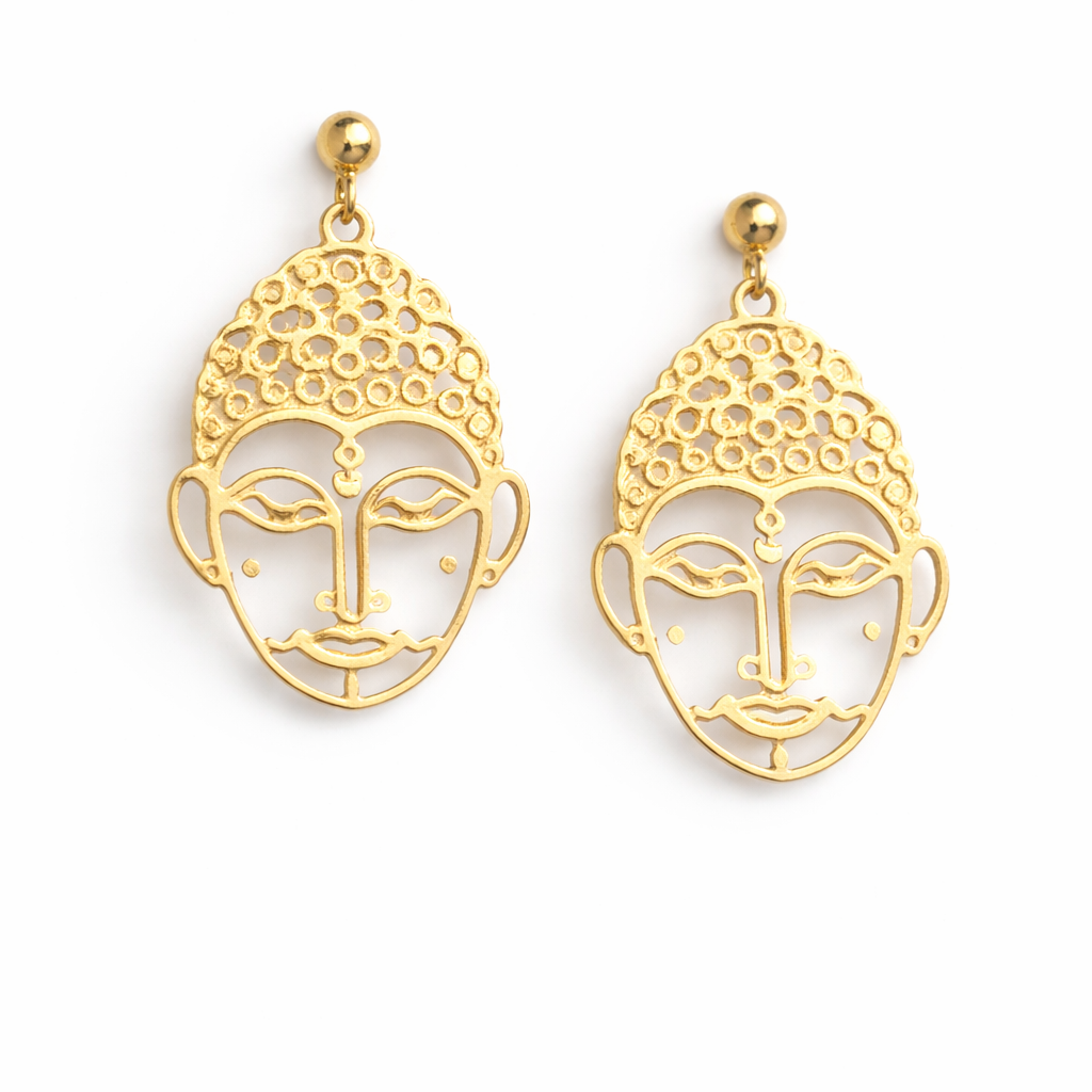 Brincos Buda (aço inoxidável)