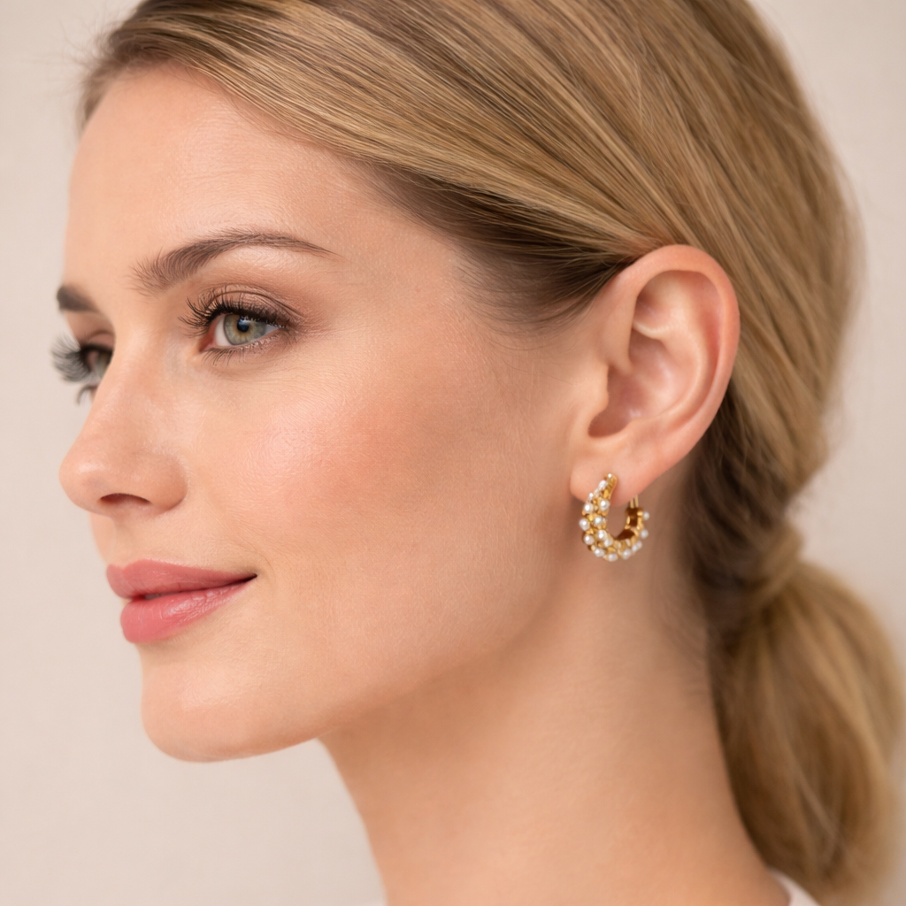 Brincos Marisa Dazzle ( aço inoxidável )