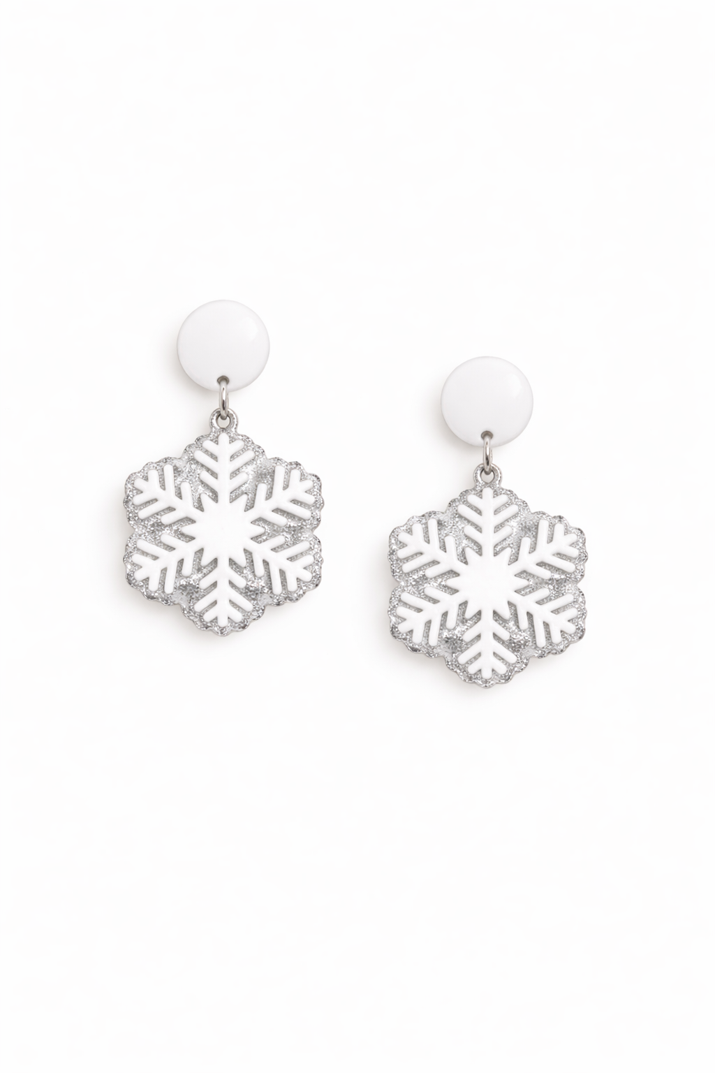 Brincos Cristais de Gelo (aço inoxidável)