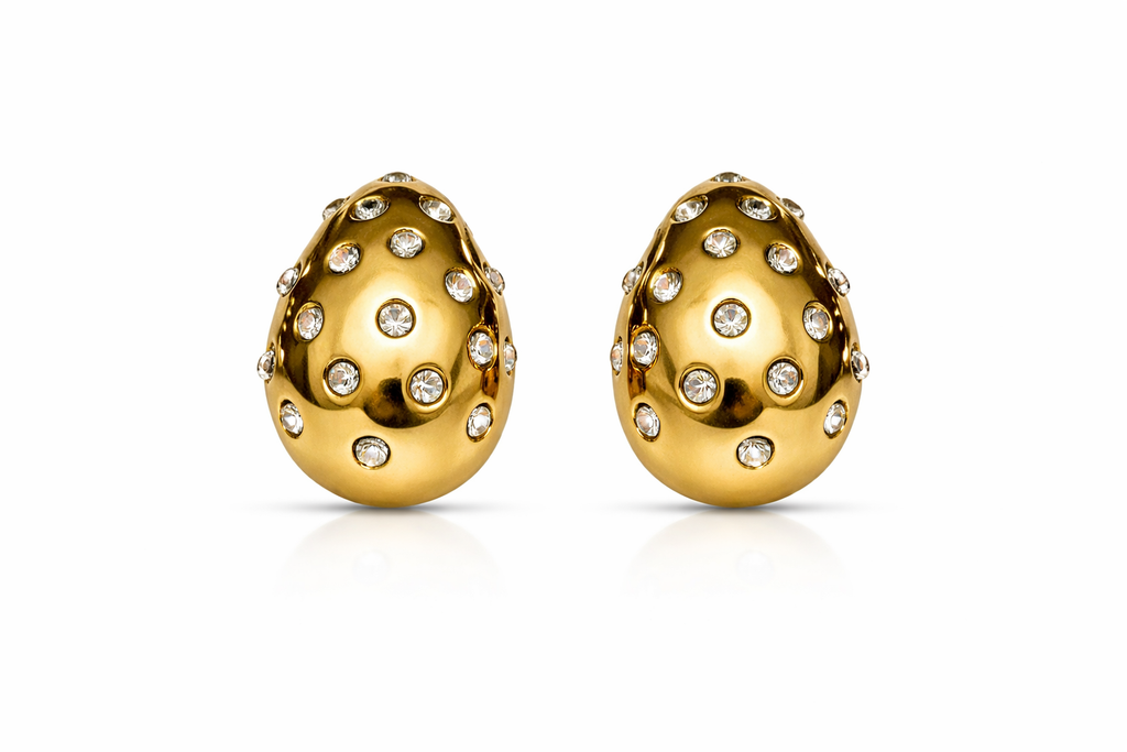 Brincos Inspiração Drop Earrings Brilhantes (aço inoxidável)